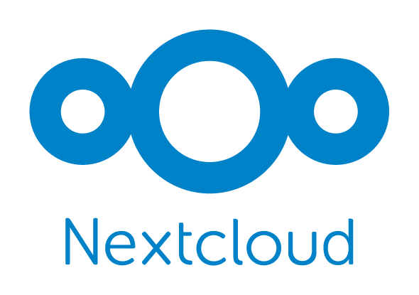 Nextcloud logo blue